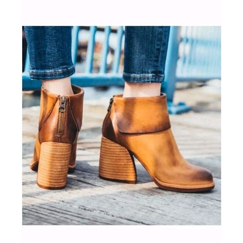 Kork-Ease Brown Ankle Boots